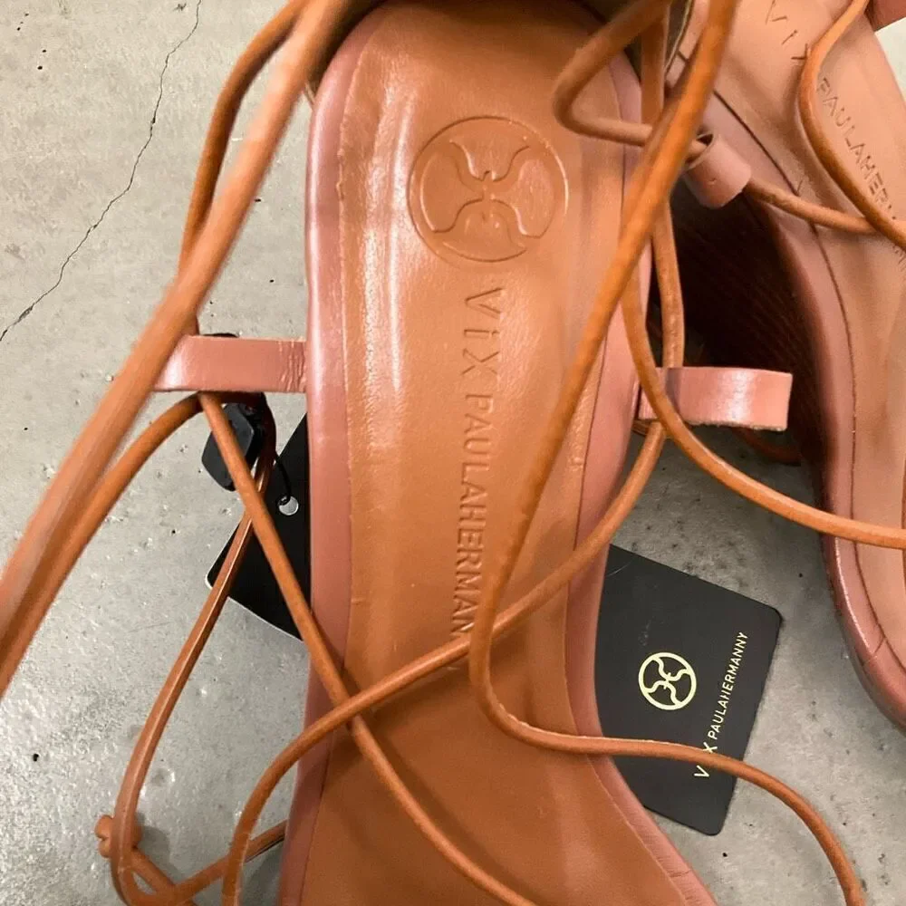 Vix by Paulina Hermanny Strappy Heeled Sandals